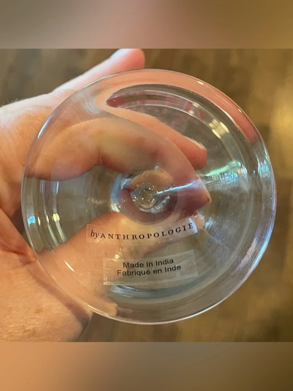 Anthropologie Do Not Disturb Love Note Icon Glass